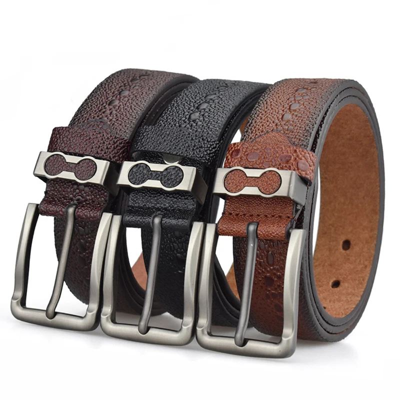 ANPUDUSEN men's belt Leather belt men genuine leather men belt male strap luxury pin buckle belts casual men belts vintage jeans