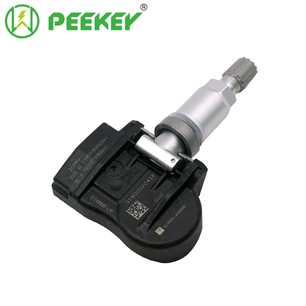 

PEEKEY TPMS 52933-A5000 Tire Pressure Monitor Sensor for Hyundai Accent Equus Santa Fe Genesis Coupe Kia