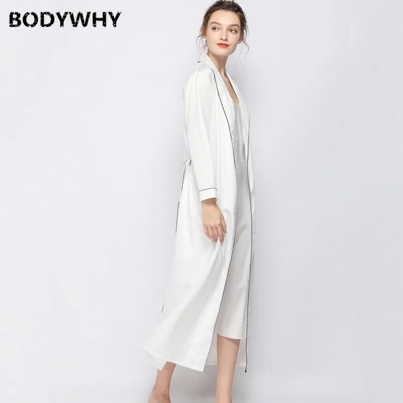 

Summer Female Pajamas Robe Simulation Silk Nightgown Ladies Lace Lace Sexy Pajamas Bathrobe Home Clothing Robe Sets Women Robe