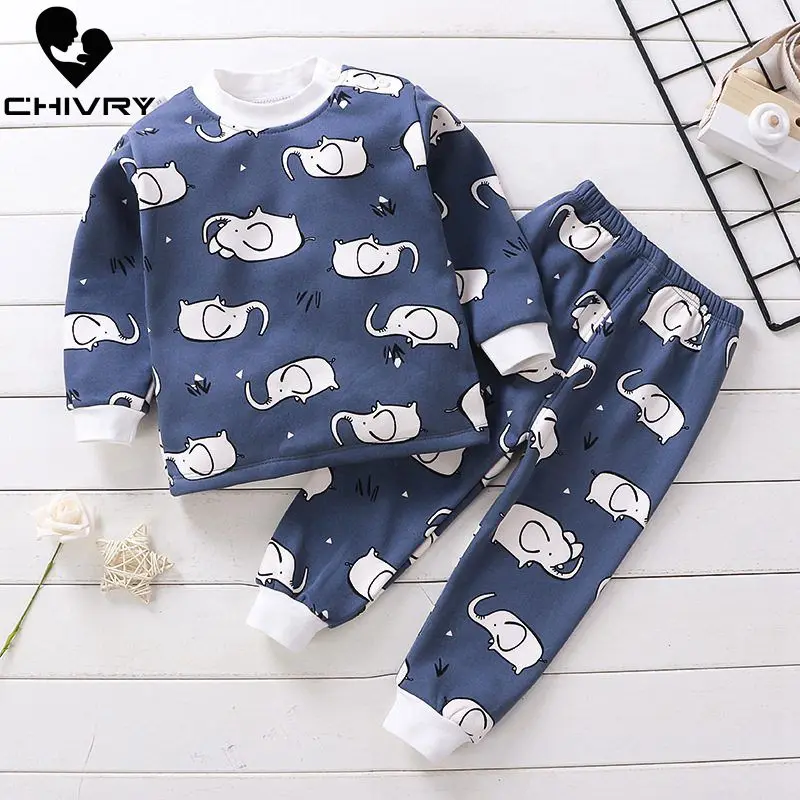 Новинка 2020 пижамный комплект для мальчиков и девочек кашемировая Милая футболка