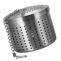 creative tea filter stainless steel seasoning bucket effectively tea leak hot pot marinated ball soup home tea strainers