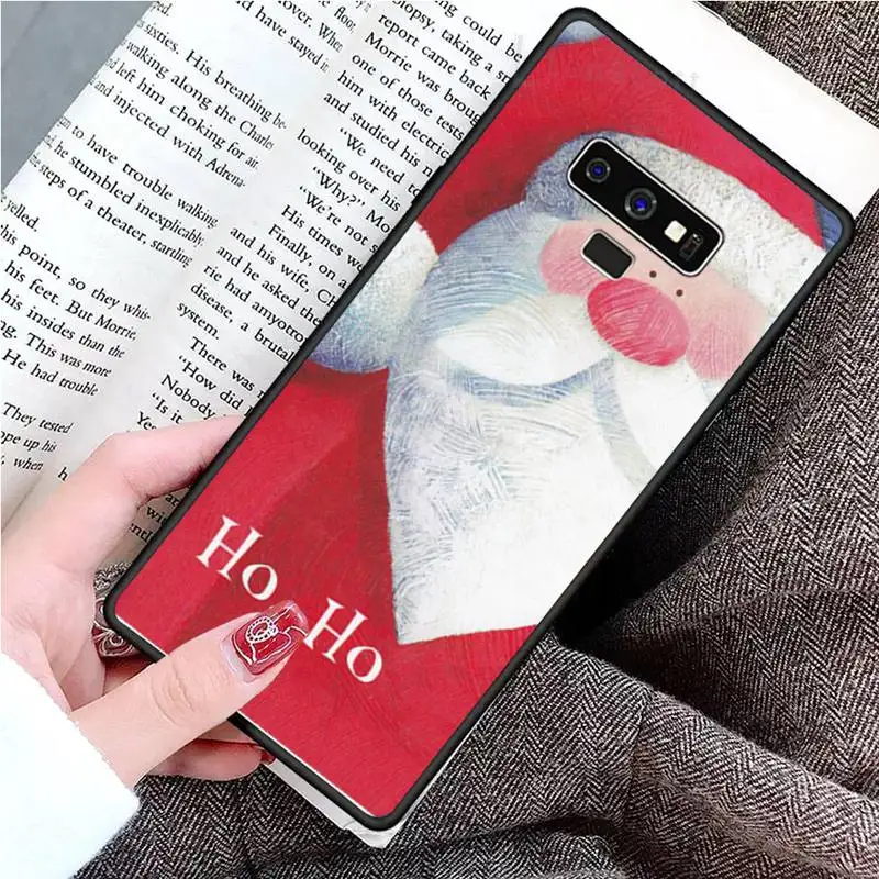 

Merry Christmas New Year fashion Phone Case For Samsung Galaxy S8 S9 S10 Plus S10E Note 3 4 5 6 7 8 9 10 Pro Lite cover