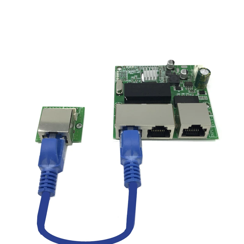 3-port Gigabit switch module is widely used in LED line 5 port 10/100/1000 m contact mini PCBA Motherboard | Компьютеры и офис