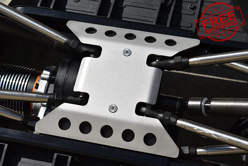 Корпус средней волны из нержавеющей стали Нижняя защита корпуса для AXIAL 1/6 SCX6 JEEP JLU