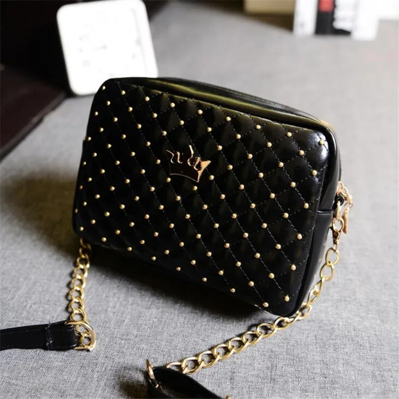 2019 брендовые дизайнерские мягкие сумки с заклепками для лица женская сумка через