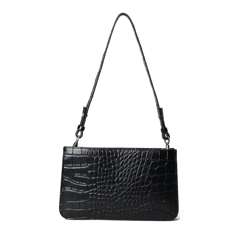 

Women Bag Underarm Crocodile Pattern Shoulder Bag Female 2021 New Fashion New Multi-Layer Long Messenger Bag Luxury Handbags Sac