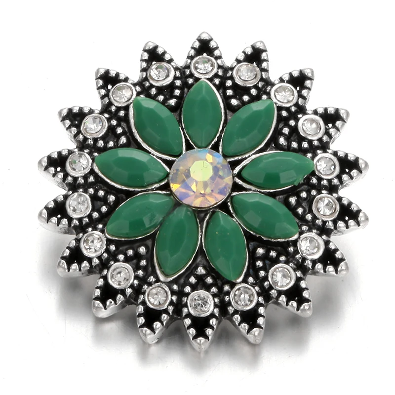 6 шт./лот оптовая продажа 18 мм металлические кнопки ювелирные изделия горный