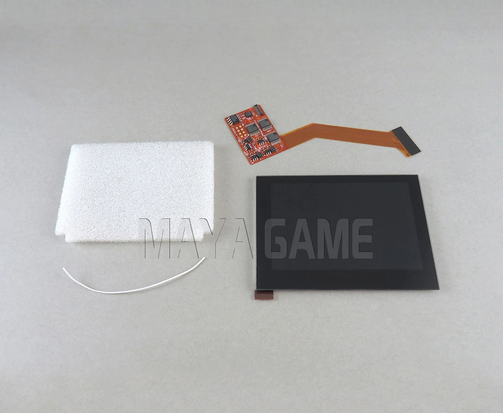 Замена Выделите IPS ЖК-дисплей Экран для GBA SP игровой консоли ремонт 5-уровневая