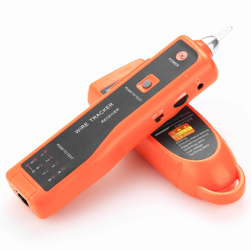 

Utp Stp Cat5 Cat6 Rj45 Lan Network Cable Tester Line Finder Xq-350 Rj11 Telephone Wire Tracker Tracer Diagnose Tone Kit