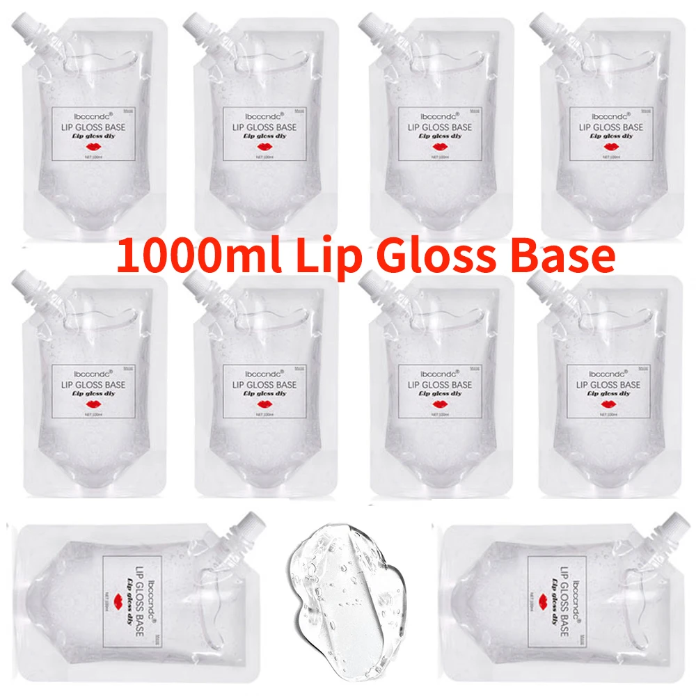 1000ml Transparent Lip Gloss Base Oil DIY Raw Material Gel For Lipgloss Handmade Liquid Lipstick Wholesale | Красота и здоровье