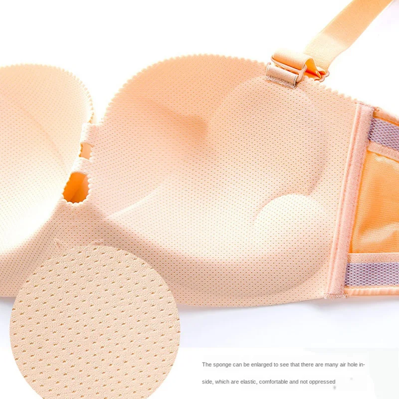 

push-up bra plus size sexy women without sewing soft female lingerie underwear upper d and