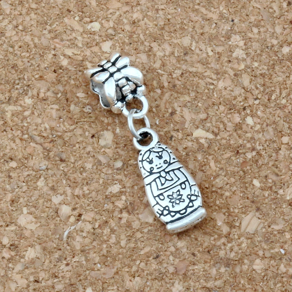 Бусины-подвески в виде российских кукол 20 шт./лот подходят для европейского