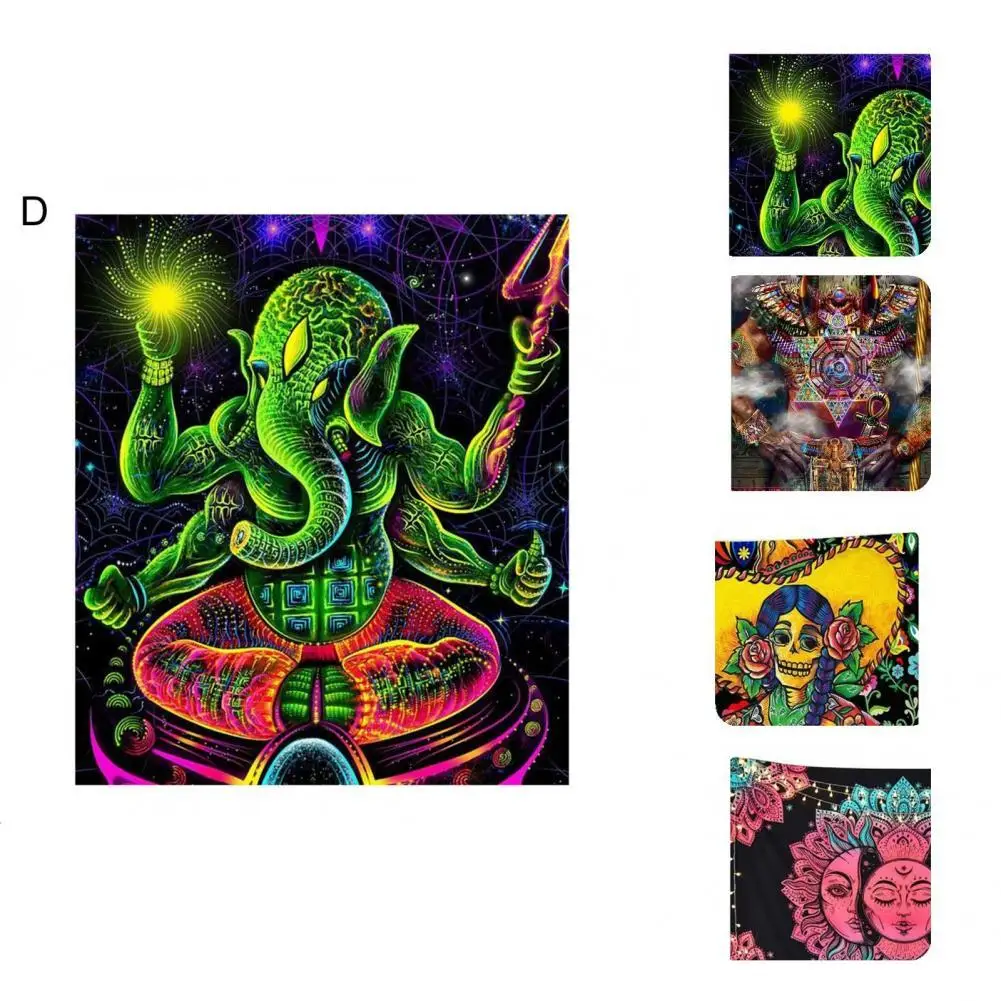 

Hanging Rug Easy to Install Pretty Multifunctional Fine Stitching Art Blanket