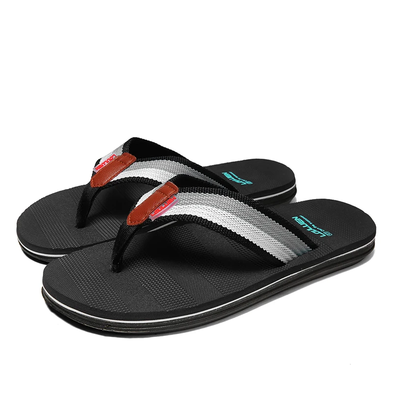 

Men's Slippers 2021 New HUCHAO Outdoor Sandals American Fashion Outer Wear EVA Beach Shoes Summer Indoor Flip Flops Size 40-44