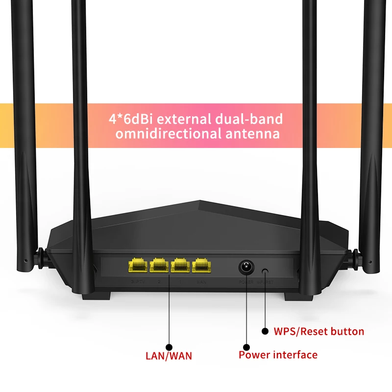 GLVISION GLC6 двухдиапазонный беспроводной Wi Fi роутер AC1200M 2 4 ГГц/5 0 ГГц ретранслятор