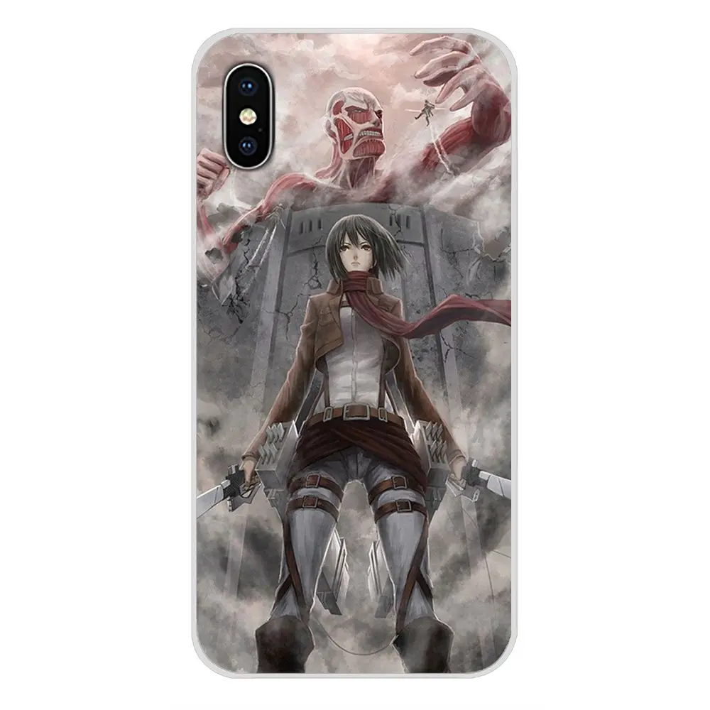 Силиконовые чехлы для телефона чехол с аниме атака на Титанов Samsung Galaxy J1 J2 J3 J4 J5 J6 J7