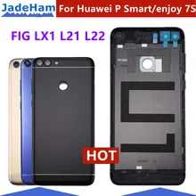 For Huawei P Smart Back Battery Cover Rear Door Housing Case Replacement For Huawei Enjoy 7S Smart Battery Cover FIG-LX1 LA1 LX2