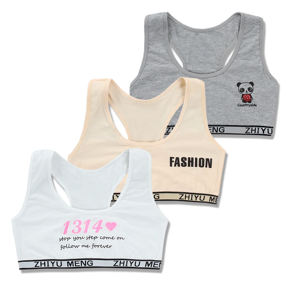 Спортивное нижнее белье для девочек подростков хлопковый спортивный