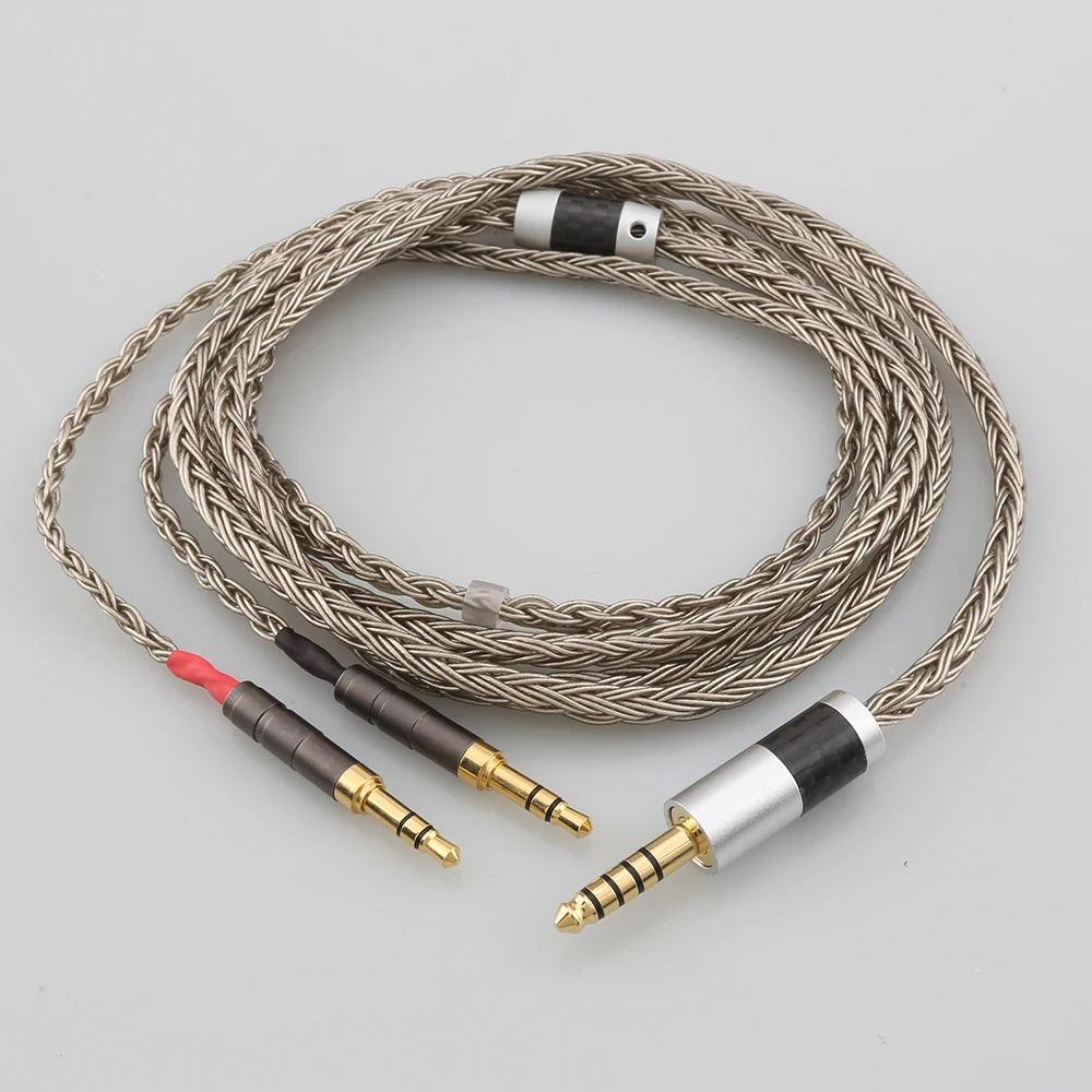 4 pin Xlr 4.4 2.5mm16 Cores Headphone Earphone Cable For 3.5 Hifiman Ananda sundara HE1000se HE6se he400 Z7M2 | Электроника