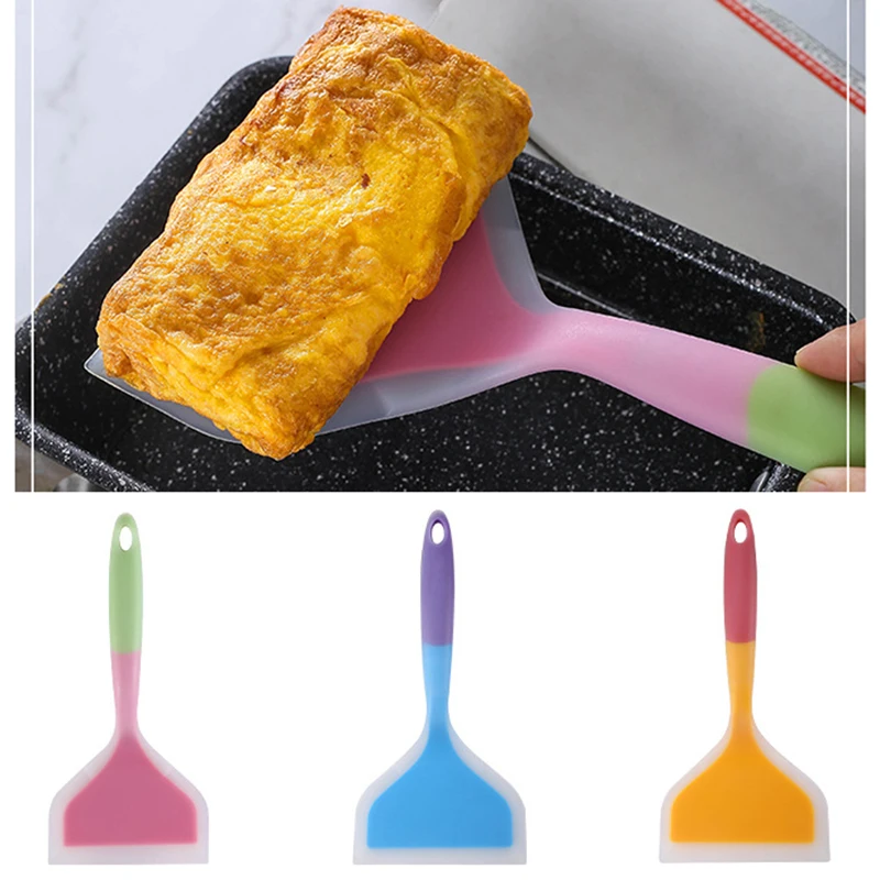 

Non-stick Silicone Spatula Kitchen Ware Cooking Utensils Spatula Beef Meat Egg Butter Scraper Pizza Shovel Turners Food Lifters