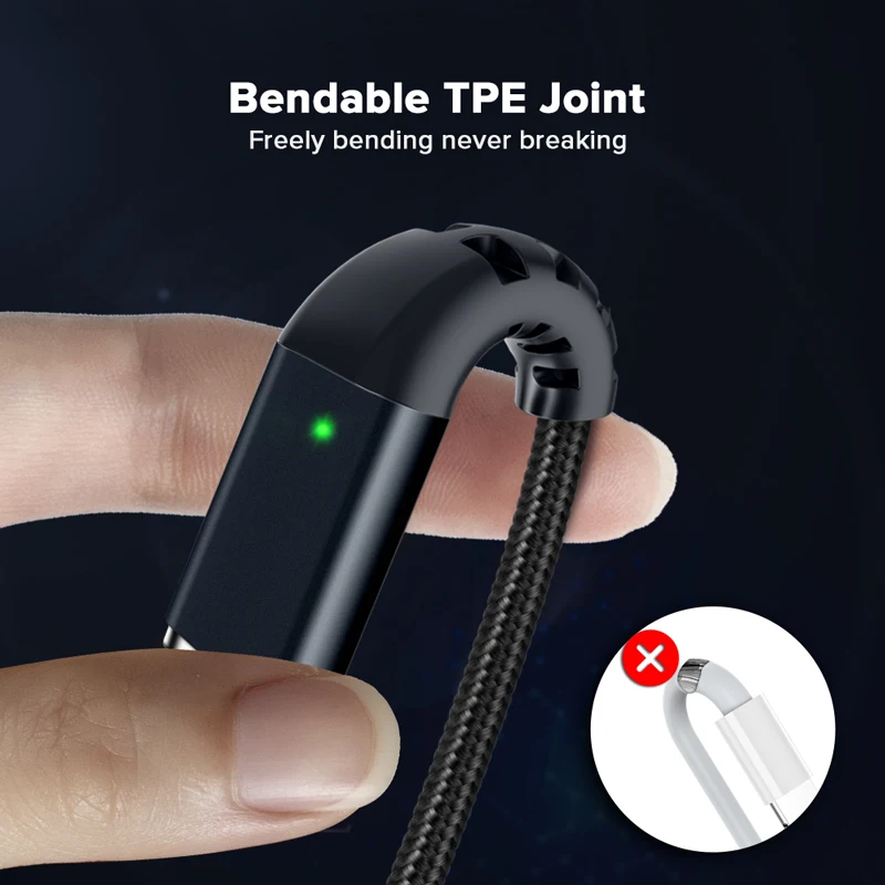 GETIHU 2.4A быстрое зарядное устройство 3,0 Магнитный кабель для iPhone XS XR X 7 6 Быстрый Micro usb type C магнит type-C телефонный кабель для samsung