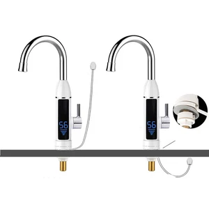 kitchen electric water heater instant hot water tap faucet heater cold heating faucet tankless instantaneous water heater 3000w free global shipping