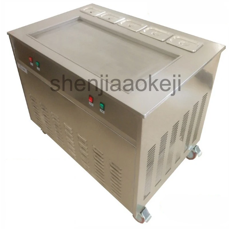 

Commercial Fry ice machine Fried ice cream roll machine JS-S86T5F Thai Fried Roll Ice Cream machine 220v/50HZ 3200w 1pc