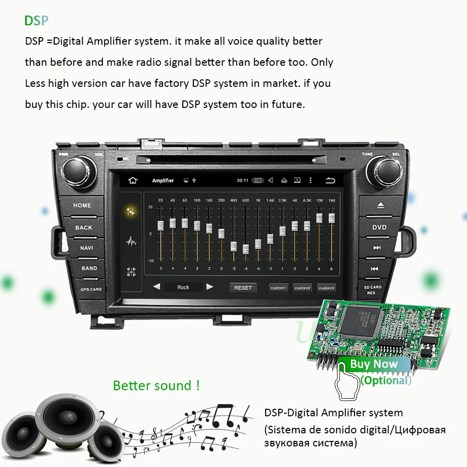 4G+ 64G 8 CORE 2 DIN Android 9,0 автомобильный Радио dvd-плеер gps для Toyota Prius 2009-2013 стерео Мультимедийный блок wifi DSP DVR obd2 ips