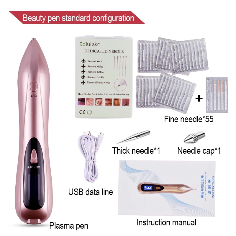 

Skin Care Laser Mole Tattoo Freckle Removal Pen LCD Sweep Spot Mole Removing Wart Corns Dark Spot Remover Salon Beauty Machine