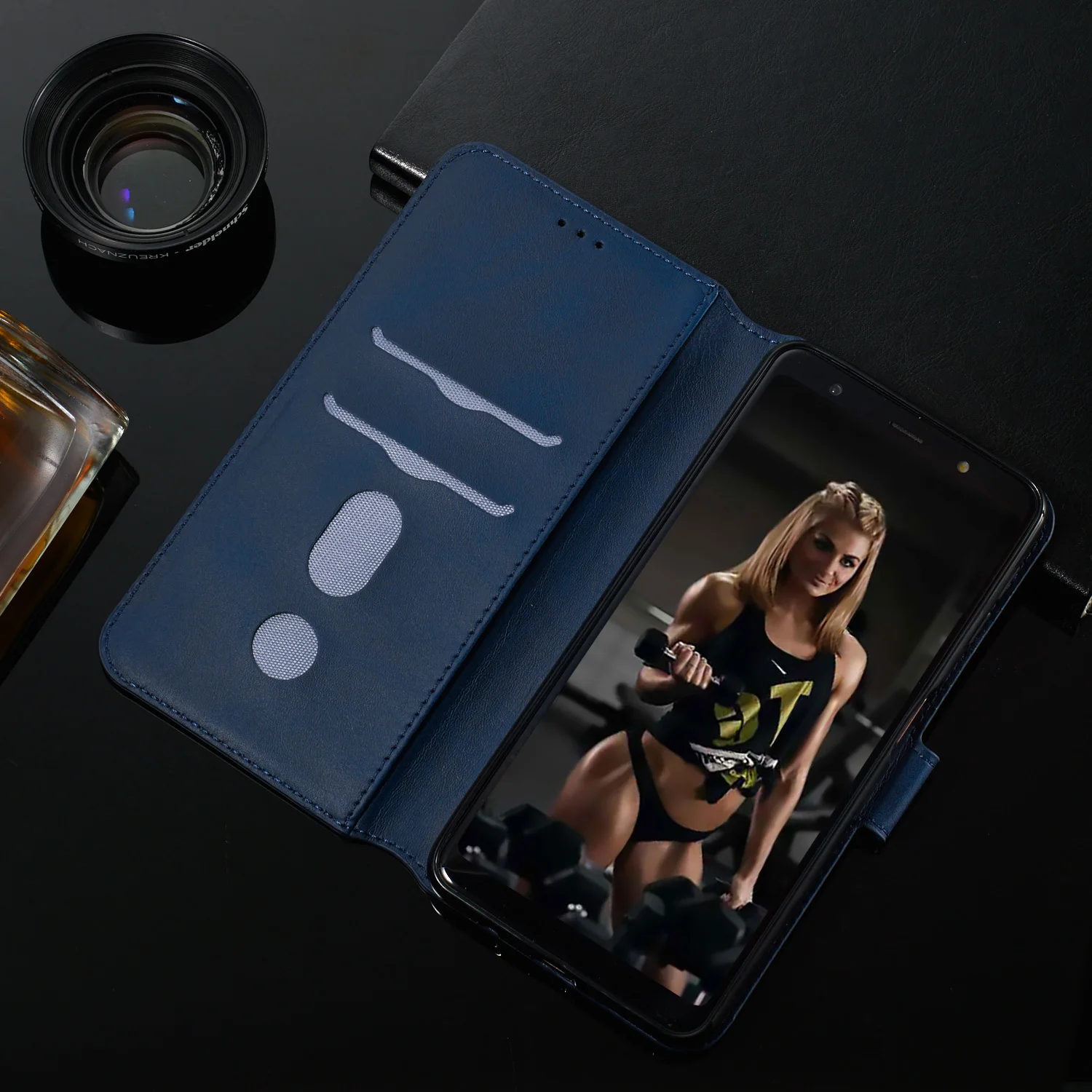 Кожаный флип-чехол для samsung S10 чехол для samsung Galaxy S7 край S8 S9 S10 S11 плюс S11E S10E M10 M10S M20 M30 M40 Чехол-бумажник