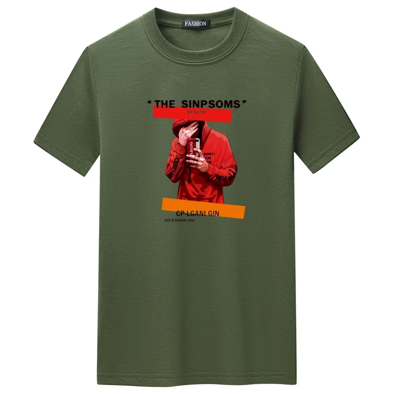 

2021 Summer New Brand T-shirt Men's O-neck Men's Short-sleeved Sports Top T-shirt Summer Fashion Casual T-shirt