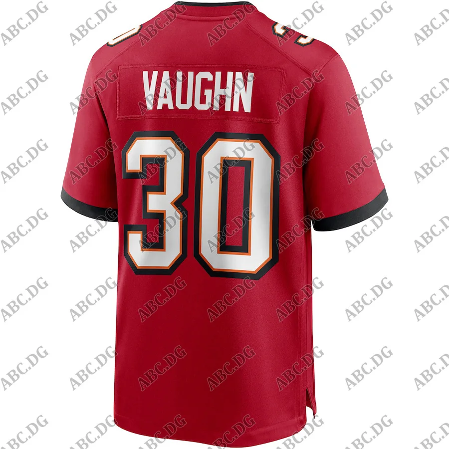 

Men Women Kid Youth Tampa Bay Ke'Shawn Vaughn Red Player Game Jersey