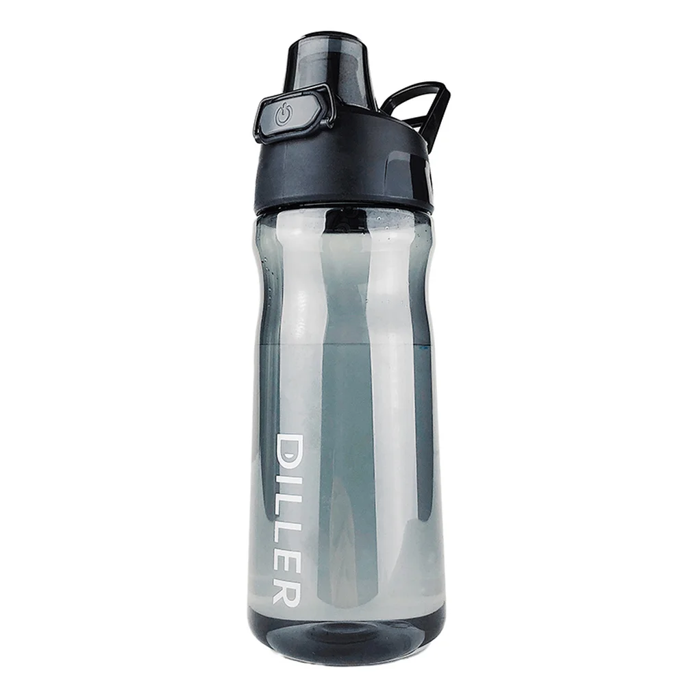 

Water Bottle Popular Gray Men Outdoor Sport Travel My Drink Bottle Portable Leakproof Plastic Milk Fruit Gym Bottles MJ71520