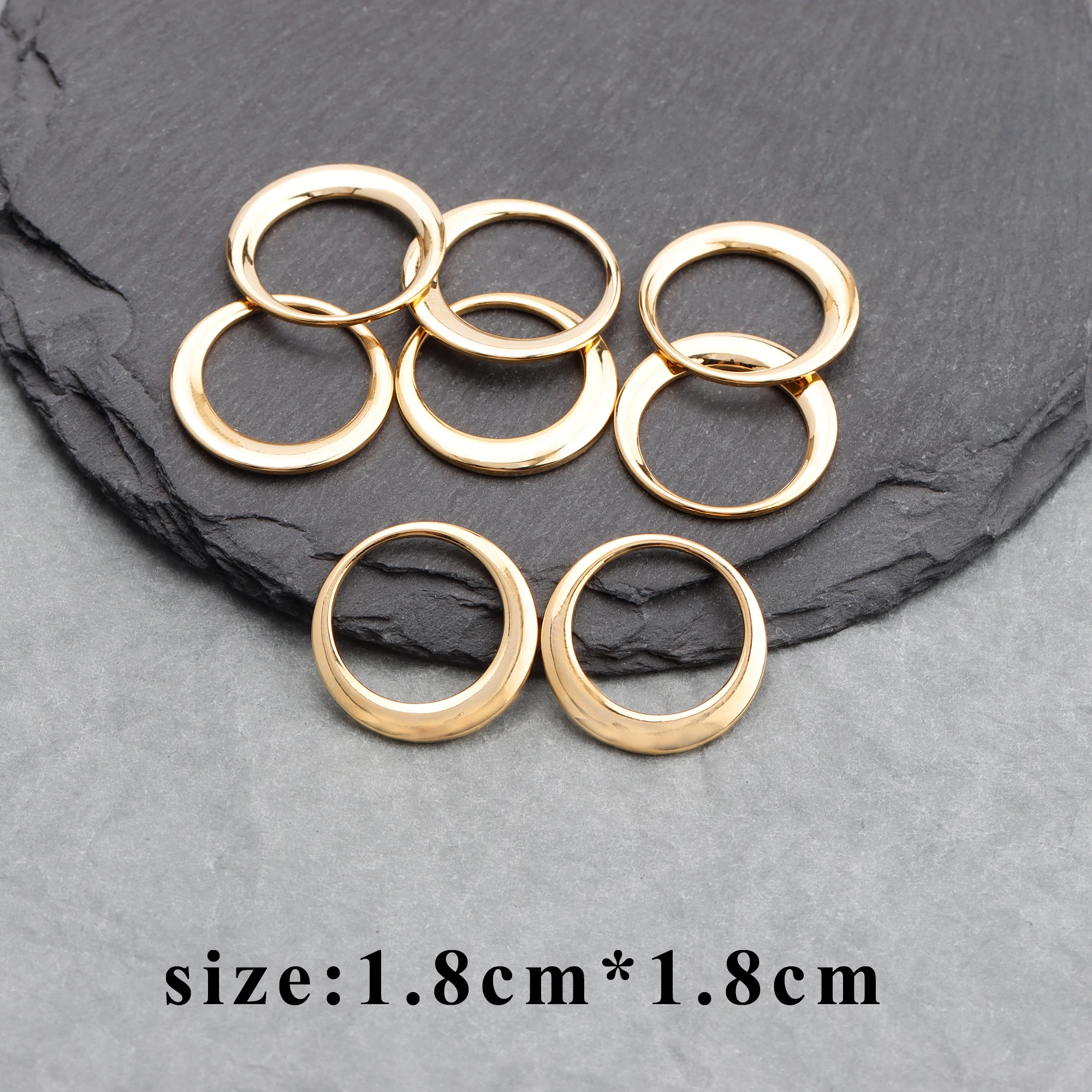 

Sanying M714,jewelry making accessories,18k gold plated,rhodium plated,earring connector,copper metal,diy earrings,20pcs/lot