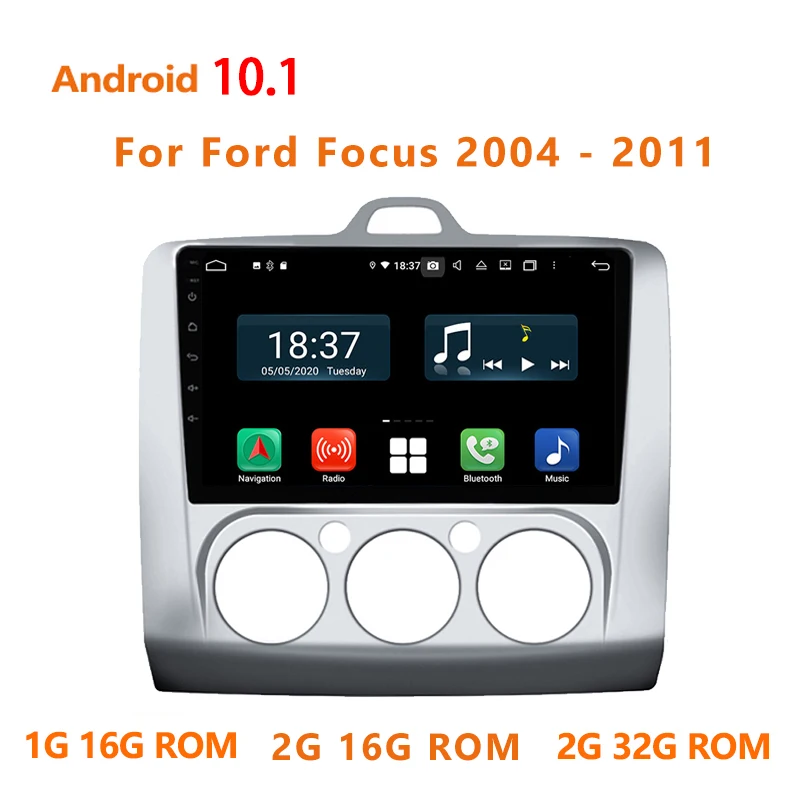 

JOYINCAR 9 “ Android 10.1 Car Radio For ford focus EXI MT 2 3 Mk2 2004 2005 2006 2007 2008 2009-2011 2Din GPS Multimedia Player