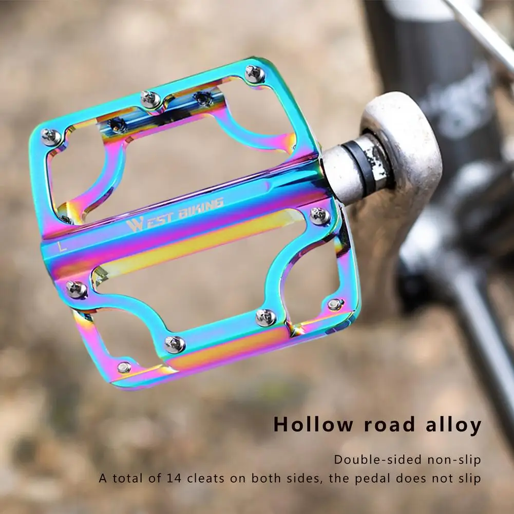 

Велосипедные педали из алюминиевого сплава, ультралегкие педали с 3 подшипниками, цветные, аксессуар для горного и дорожного велосипеда
