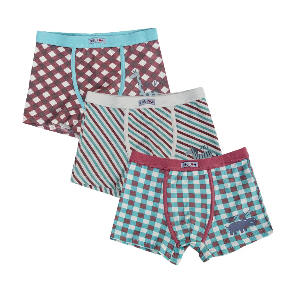 3 предмета детское нижнее белье для мальчиков детские шорты с рисунками