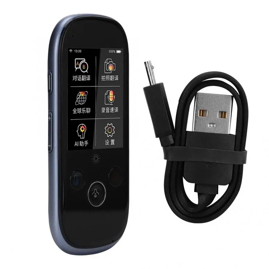 K1 Pro 2 4 дюймов карманный переводчик сенсорный экран wifi 45 языков камера