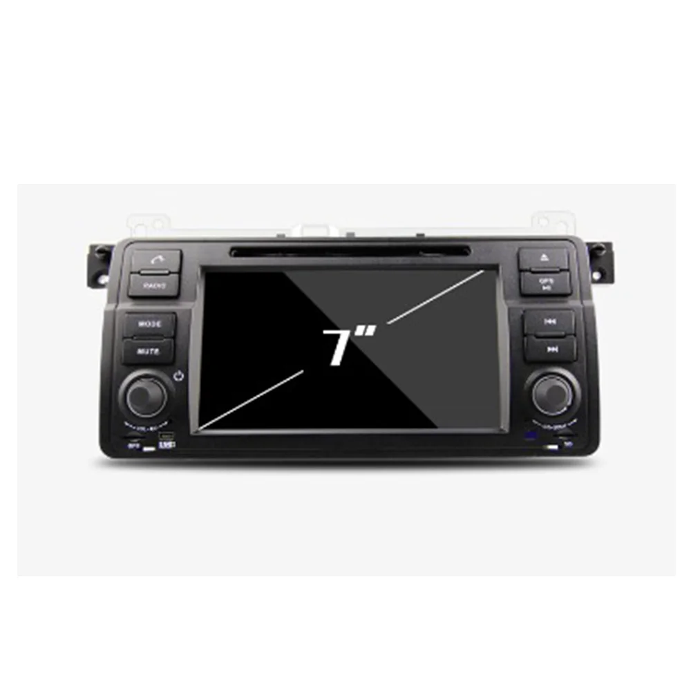 Kopen Eunavi Touch Screen Single Een 1 Din Auto Multimedia Dvd-speler Gps Voor Bmw E46 3 Serie M3 Bluetooth Radio Usb Ipod Gratis Kaart 7''