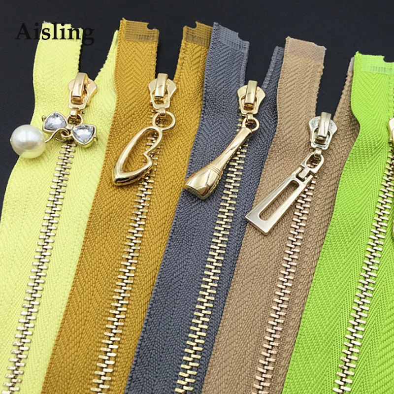 Металлическая молния на заказ 60 см аксессуары для одежды сделай сам медная сумок