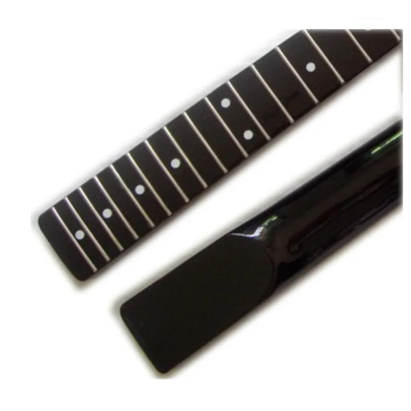 disado 1pcs Musical instrument 21 Frets inlay dots Black Electric Guitar Canadian maple Neck Wholesale Guitar accessories Parts enlarge