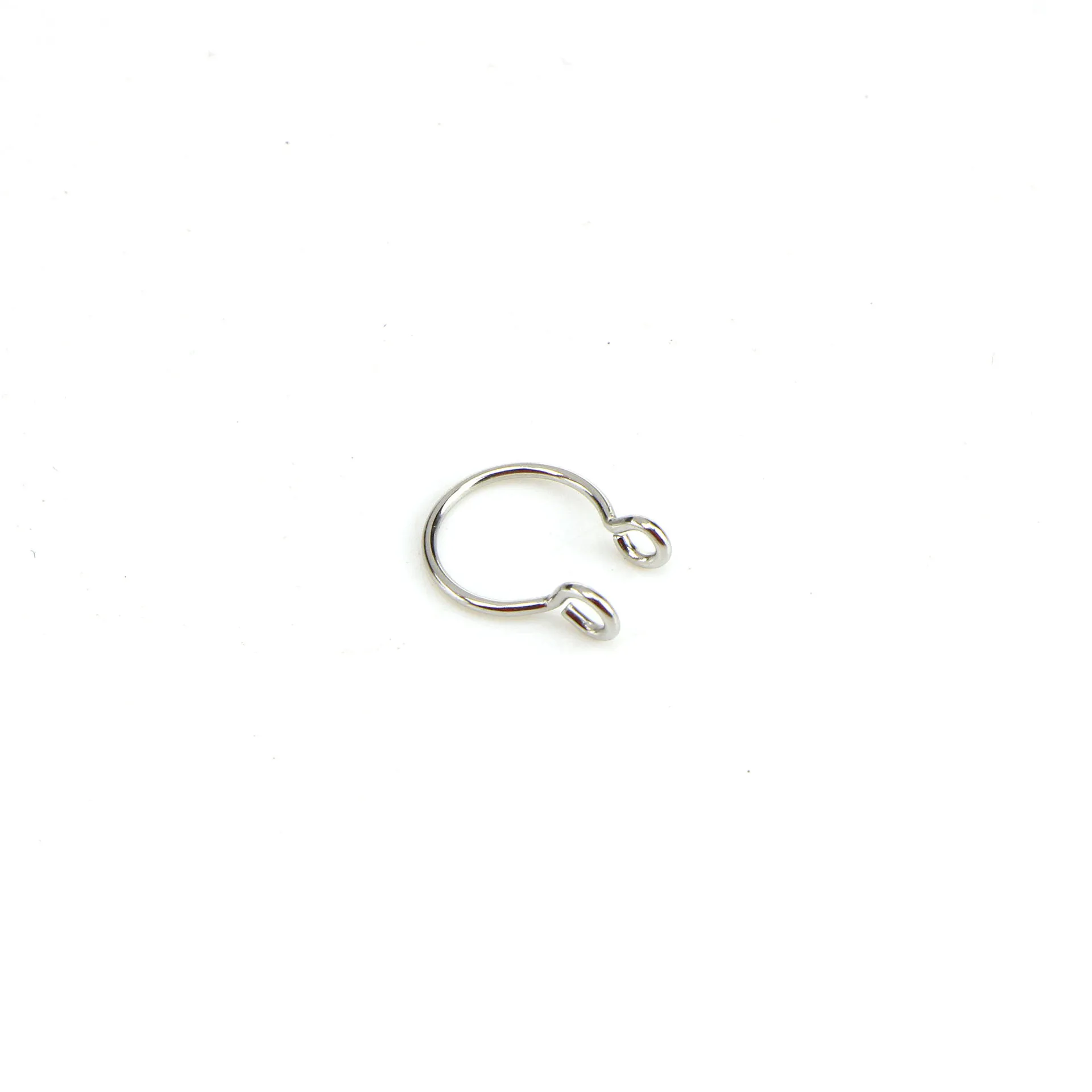 

New 1pc Medical Steel Titanium Steel Sexy Open U Shape Semicircle Ear Clip Nasal Clip Nose Ring Nose Stud Piercing Jewelry