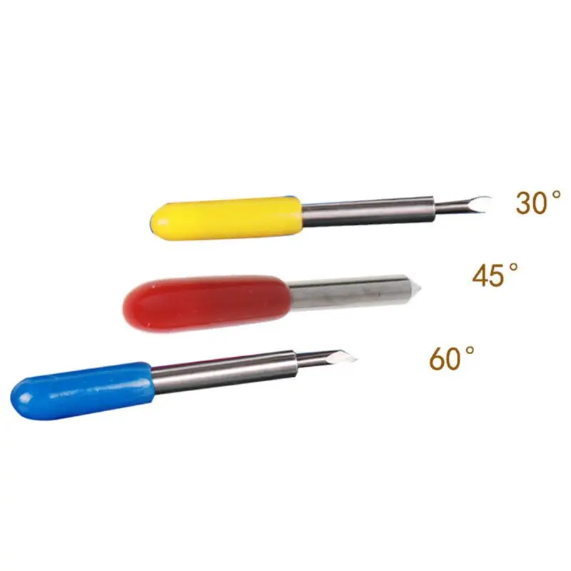 

12mm Black Cutting Plotter With 5pcs Blades 30/45/60 Degree for Roland Vinyl Cut Dropshipping