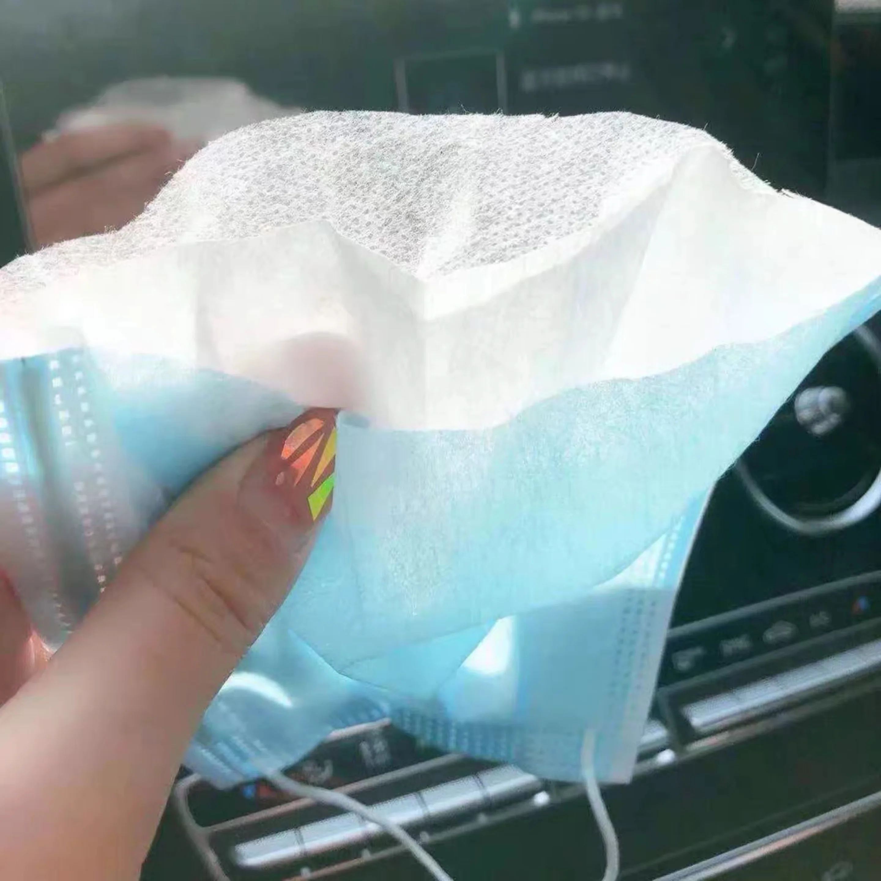 

1Pcs Blue Mouth face Mask Disposable Non-woven Mouth-muffle Flu Face Mask Disposable Mouth Mask Anti-dust Windproof Masks
