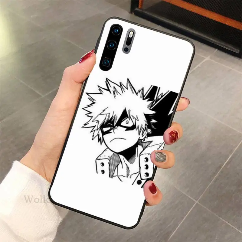 

Anime Deku Bakugou Boku No Hero Academia Phone Case for huawei mate 10 20 lite 20X 30 40 pro nax fundas cover