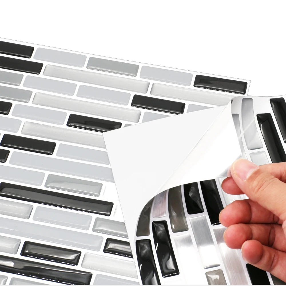 

Personalized self-adhesive tiles 3D wall stickers DIY epoxy bathroom kitchen home decoration oil-resistant water wallpaper