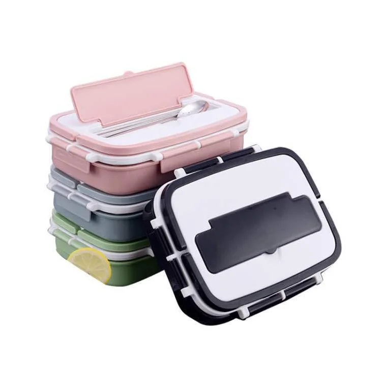 

Stainless Steel Lunch Box with handle Lunch Box Stainless Steel Lunch Box Portable Compartment Insulation Lunch Box