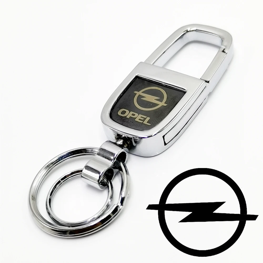Автомобильный брелок металлический для ключей opel Adam Astra J K Corsa Insignia Zafira Ampera Cascada Combo