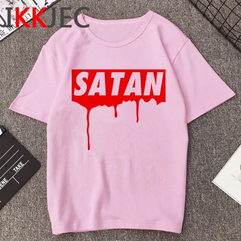 Сатана сатанист Футболка женская Demon Death Scary Evil футболка Satanism Grim Reaper