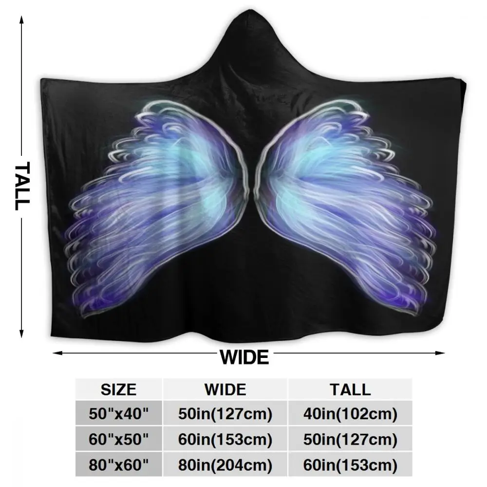 Чехол с изображением синей бабочки принты капюшоном Одеяло s Для мужчин женщин